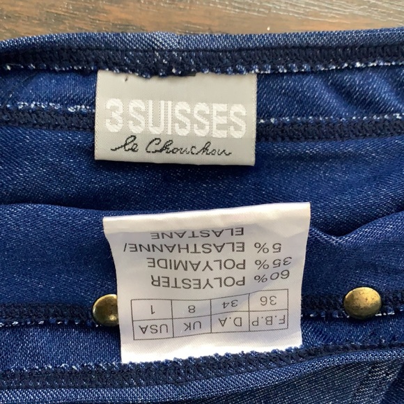 Stretchy jean bikini set - Picture 2 of 3